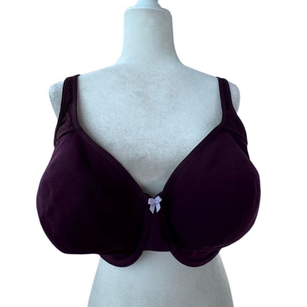 Cacique Purple Bra Unlined Full Coverage Underwire SZ 44DDD NWOT
